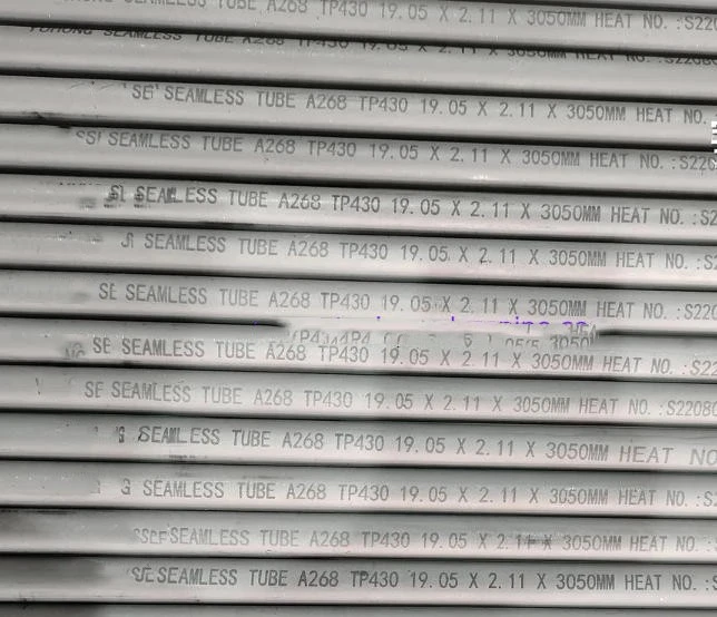 ASTM A268 TP430 Ferritic Stainless Steel Seamless Pipe
